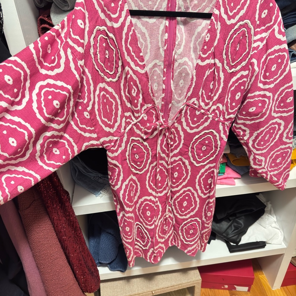 Zara linen dress or beach cover-up - Picture 5 of 8